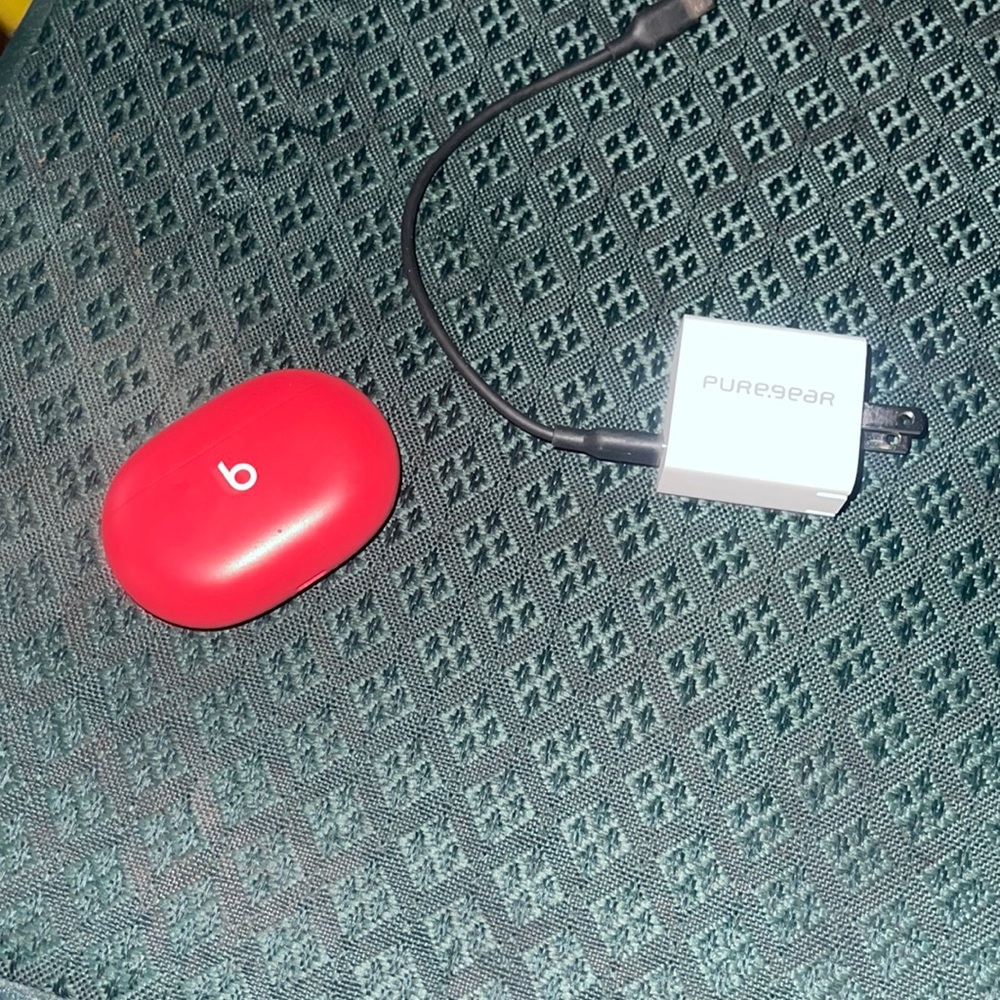 Beats pods, red, brand new only used once